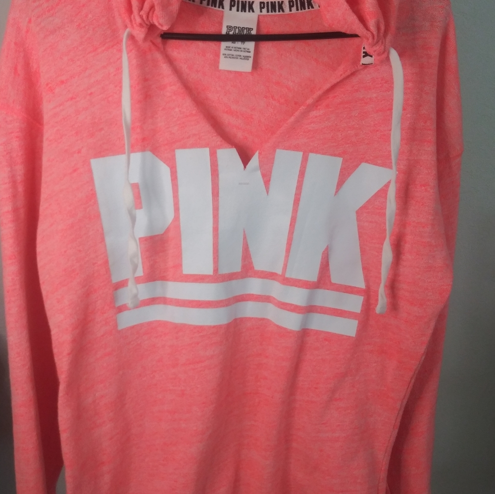 Pink Victoria's Secret Pullover Hoodie